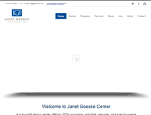 Tablet Screenshot of jgc4seniors.com